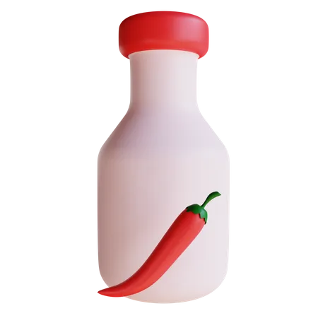 Chili Sauce  3D Icon
