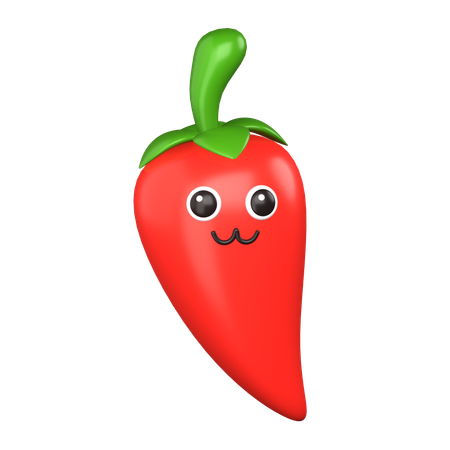 Sorriso de pimenta  3D Icon