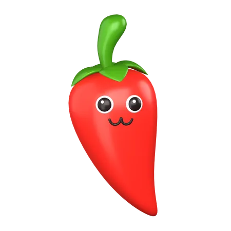 Chili Smile  3D Icon