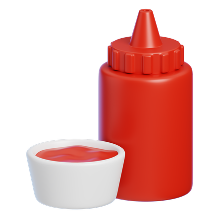 Chilisoße  3D Icon