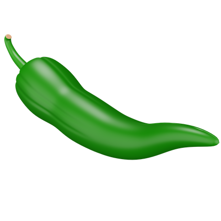 Chilli Green  3D Icon