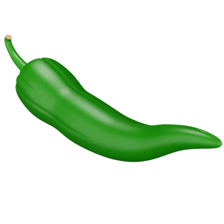 Chilli Green  3D Icon