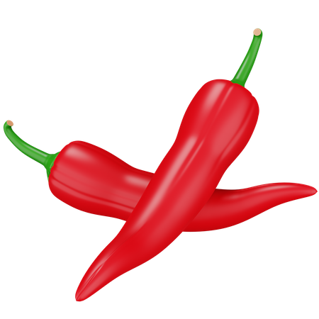 Chilli Red  3D Icon