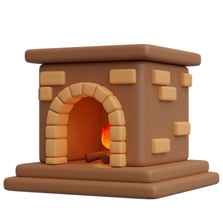 Chimenea  3D Icon