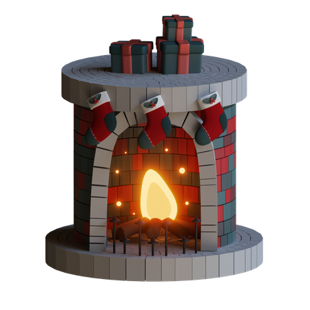 Chimenea  3D Icon