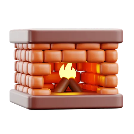 Chimenea  3D Icon