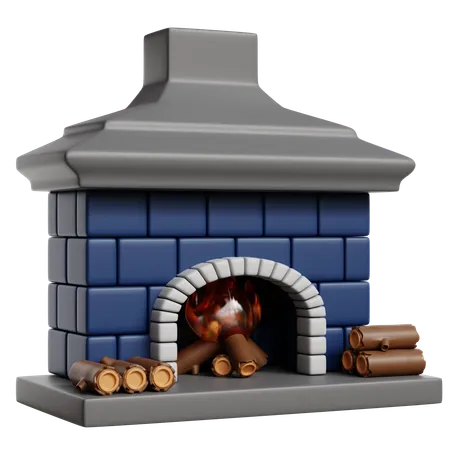 Chimenea  3D Icon