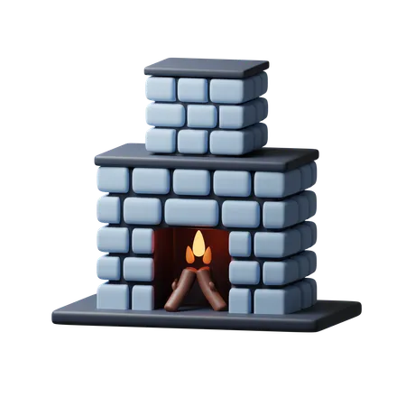 Chimenea  3D Icon