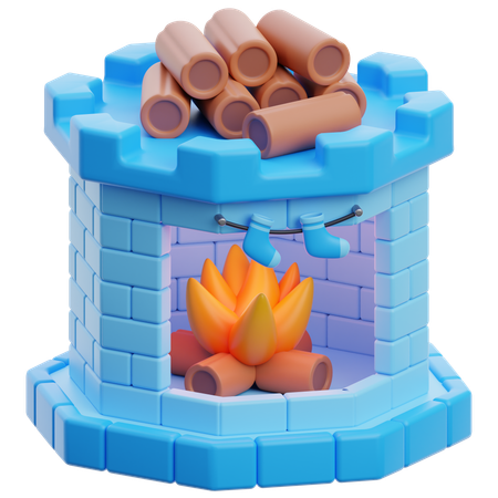 Chimenea  3D Icon