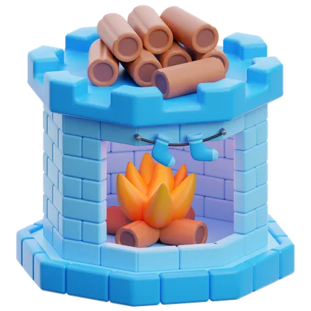 Chimenea  3D Icon