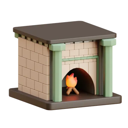 Chimenea  3D Icon