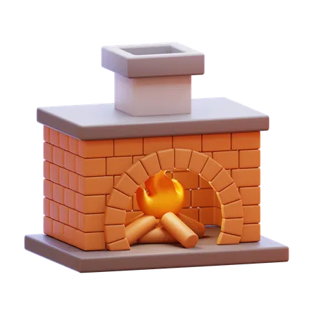 Chimenea  3D Icon