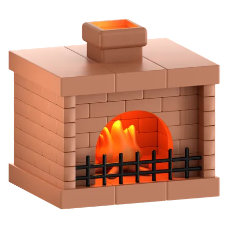 Chimenea  3D Icon