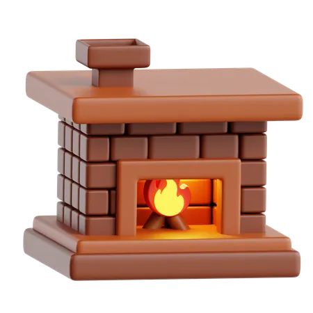 Chimenea  3D Icon