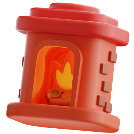 Chimenea  3D Icon