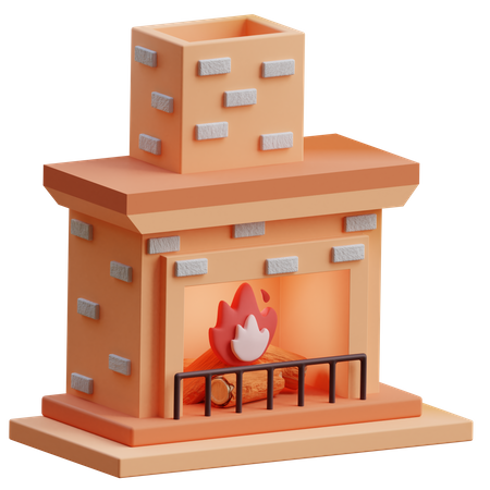 Chimenea  3D Icon