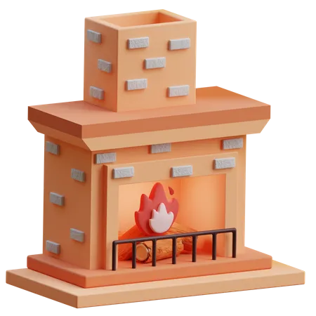 Chimenea  3D Icon