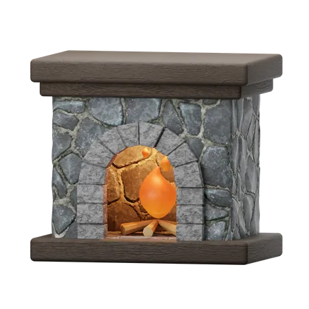 Chimenea  3D Icon