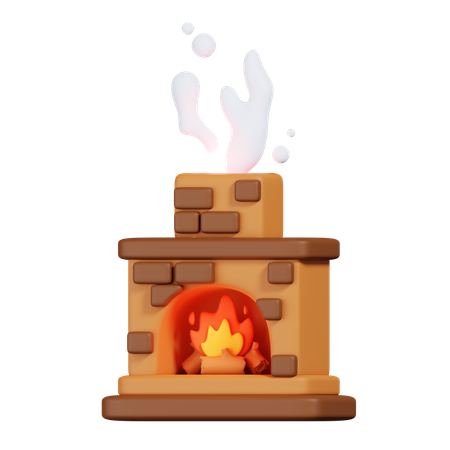 Chimenea  3D Icon