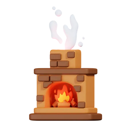 Chimenea  3D Icon