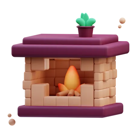 Chimenea  3D Icon