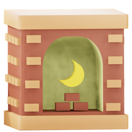 Chimenea  3D Icon