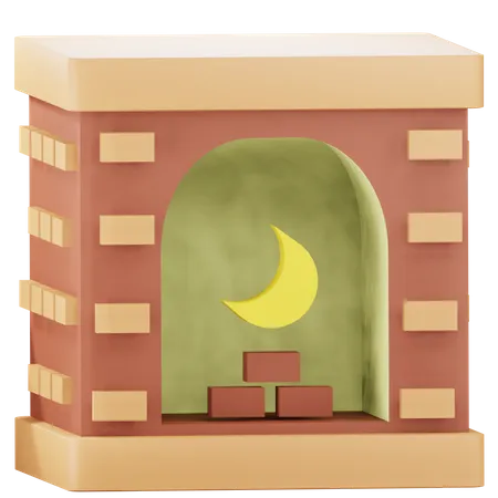 Chimenea  3D Icon