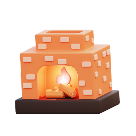 Chimenea  3D Icon