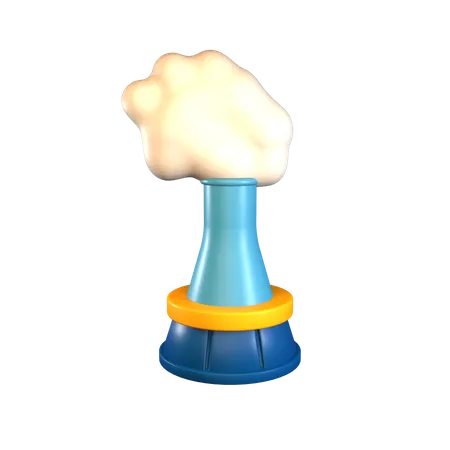 Chimenea de fábrica  3D Icon