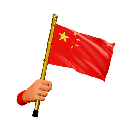 China Flag  3D Icon