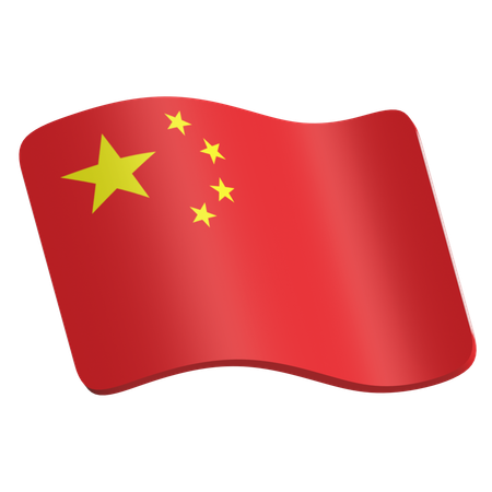 China Flag  3D Icon