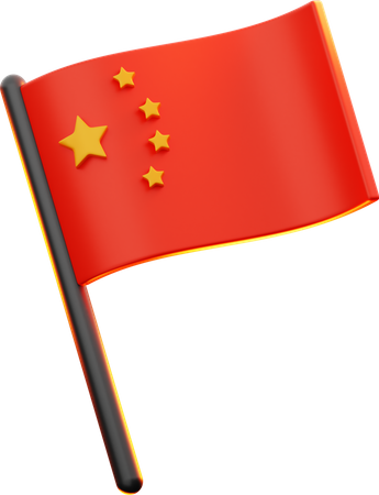 China Flag  3D Icon