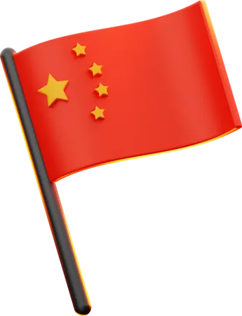 China Flag  3D Icon