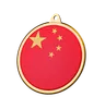 China Flag Medal Badge