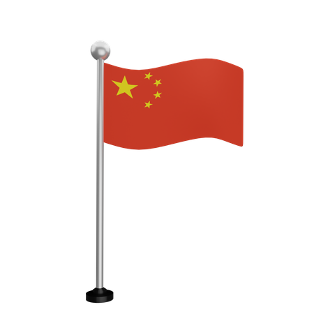 China-Flagge  3D Flag