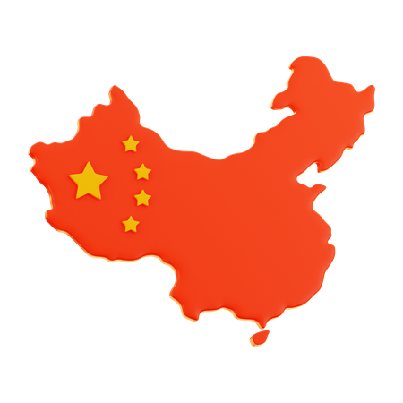 China Map  3D Icon