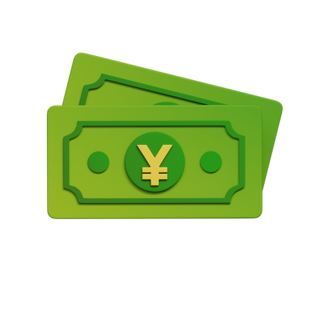 China Yuan  3D Icon