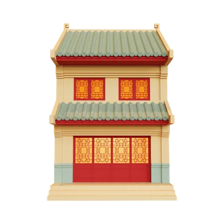 Chinatown-Ladenhaus  3D Icon