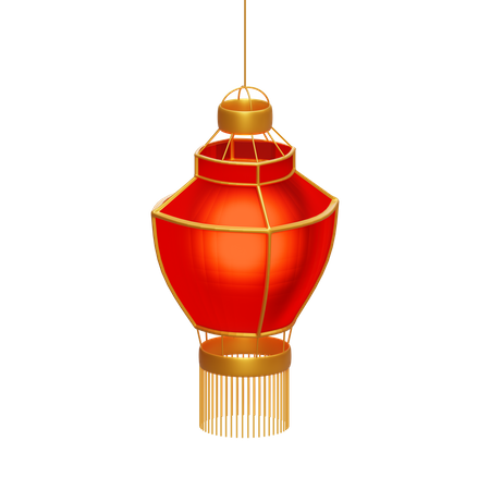 Chinatown Lantern  3D Icon