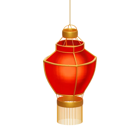 Chinatown Lantern  3D Icon