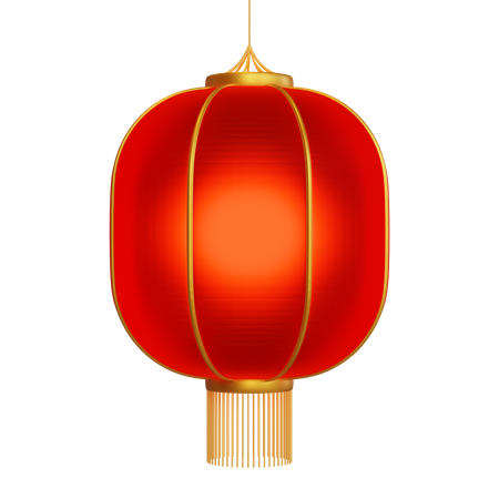 Chinatown Lantern  3D Icon