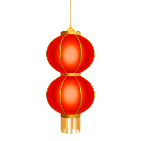 Lanterna de chinatown  3D Icon