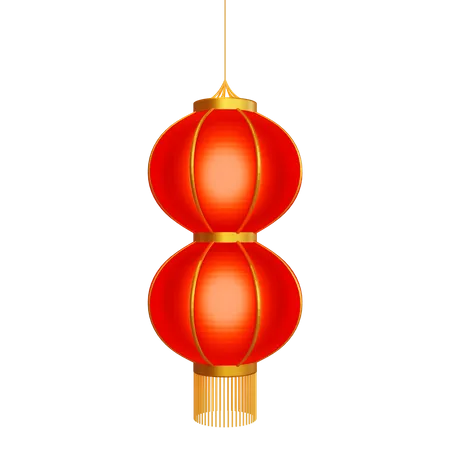 Lanterna de chinatown  3D Icon