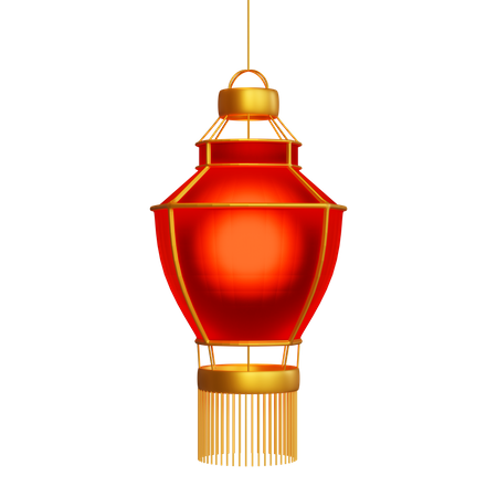 Lanterna de chinatown  3D Icon