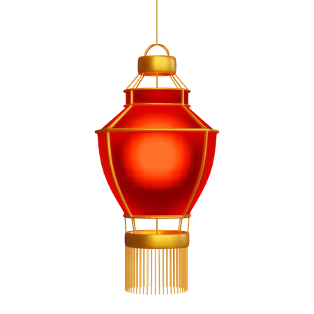 Lanterna de chinatown  3D Icon