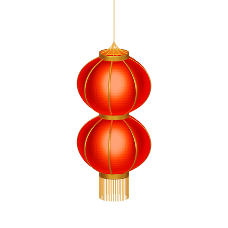 Lanterna de chinatown  3D Icon