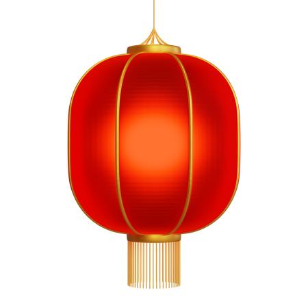 Lanterne du quartier chinois  3D Icon