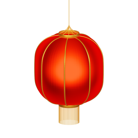 Lanterne du quartier chinois  3D Icon