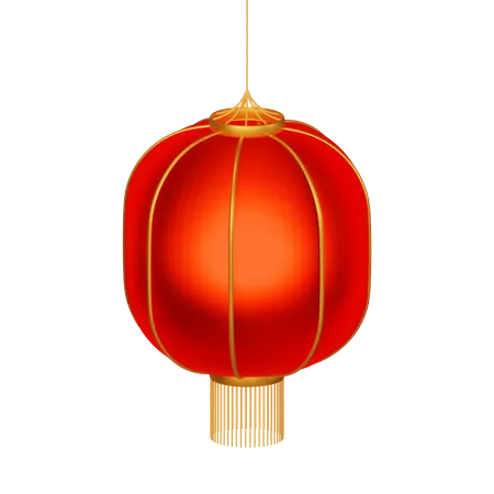 Lanterne du quartier chinois  3D Icon