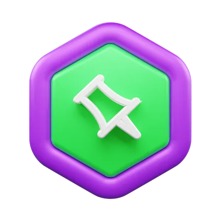 Alfiler  3D Icon